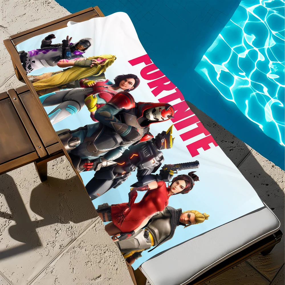 Towel Beach Bath Quick-Drying Lightweight Portable F-FORTNITES-ES Sauna Camping Swim Game Pool Travel