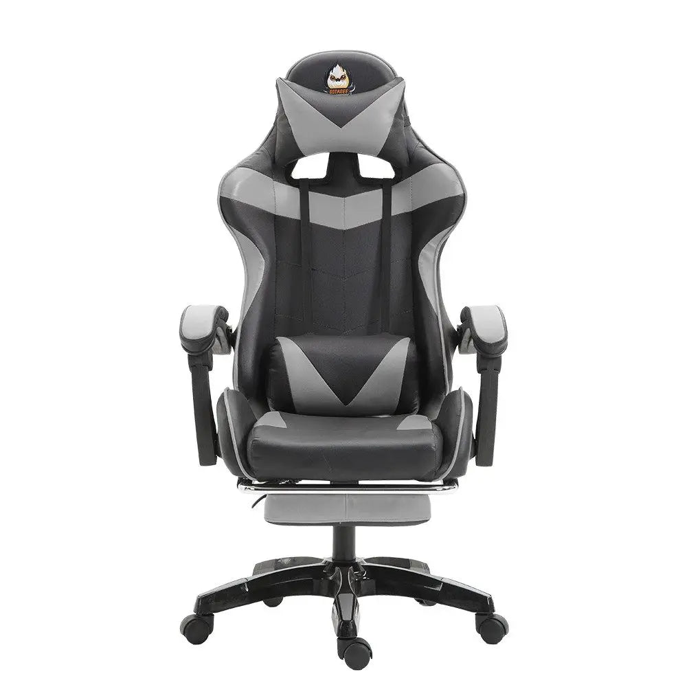 Ergonomic Gaming Chair, Office Chair, Height Adjustable, PU Leather Computer Chair, with Headrest and Lumbar Support, 360° Swivel