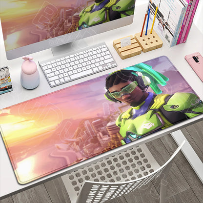 Large XXL DIY Cool  Overwatch Mouse Pad Keyboard Table Gaming Accessories Non-Slip Rubber Edge locking spped Laptop Rug desk Mat