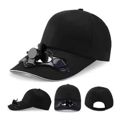 Solar Fan Cap UV Protection Hat Light Mesh Baseball Cap Cooling Fan For Fishing Golf Travel Sports Summer Item Sun Visor Hat