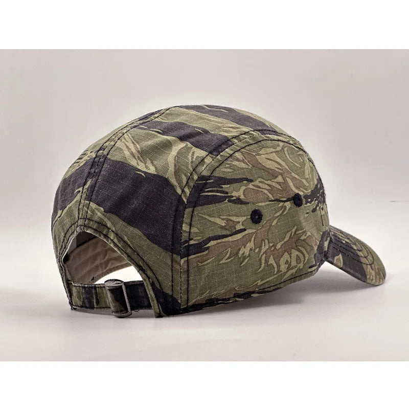 Casquette de baseball à visière courte style camouflage pour hommes et femmes, casquette unisexe tendance de protection solaire pour les activités de plein air