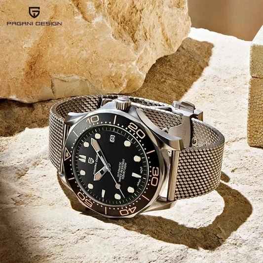 PAGANI DESIGN Men Watches 2026 New 007 Retro Luxury Automatic Watch For Men Mechanical Wristwatch Men Stainless steel Waterproof