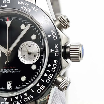 Men's VK64 Sapphire Quartz Stainless Steel Chronograph Casual Sport Waterproof Men's Automatic Watch