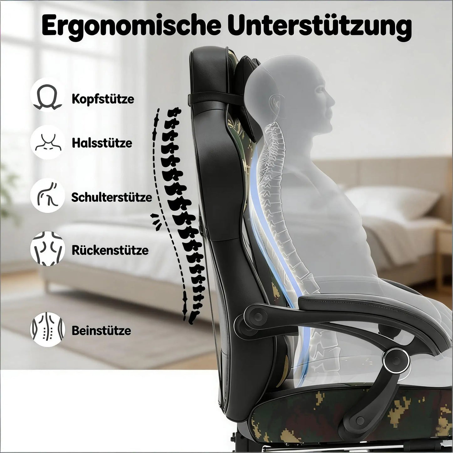 Stylish Breathable Office Chair, ESports, Gaming, Conference, and Recliner Chair.