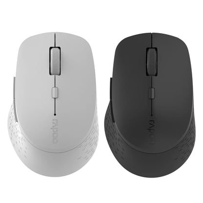 Rapoo M300G Silent Wireless Mouse 2400 DPI Multi-Mode Bluetooth Mouse Portable Optical Mice Ergonomic Design Support 2 Devices
