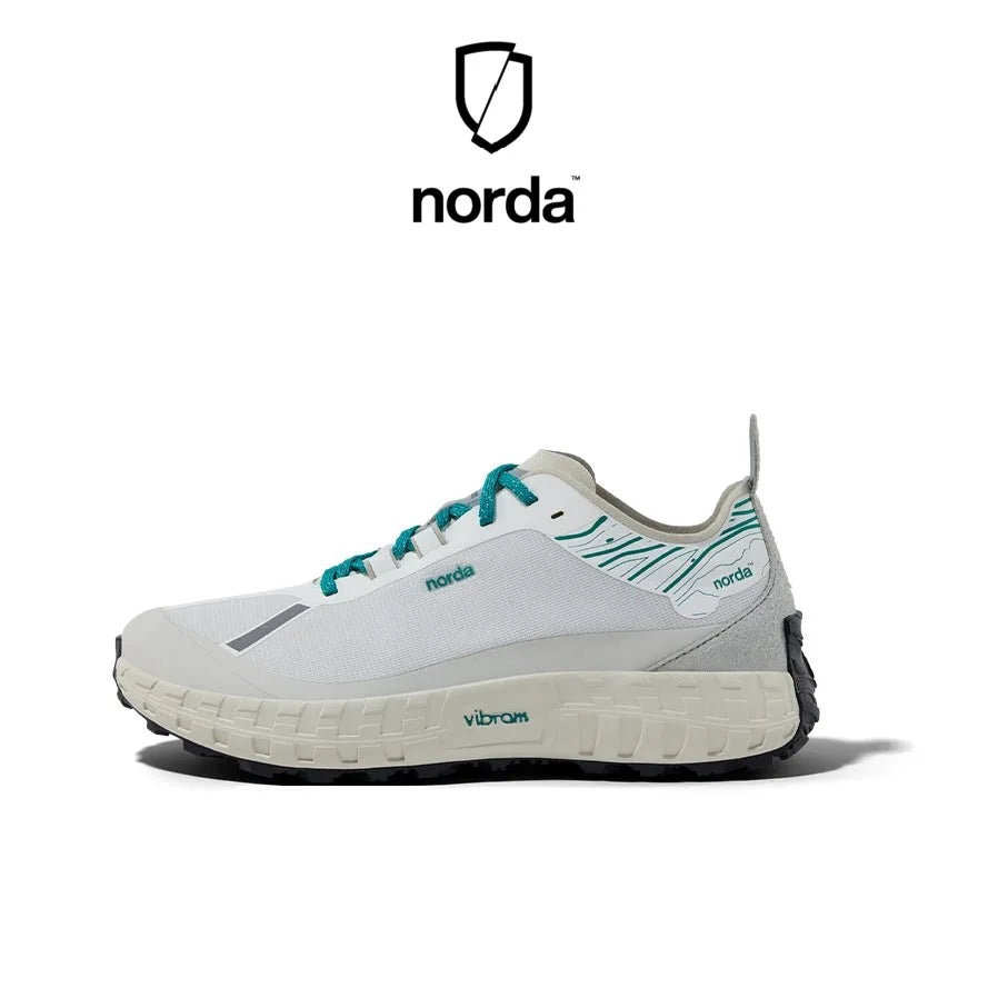 Zapatillas de running todoterreno de corte bajo para hombre Norda 001: transpirables, para actividades al aire libre, ligeras y resistentes al desgaste.