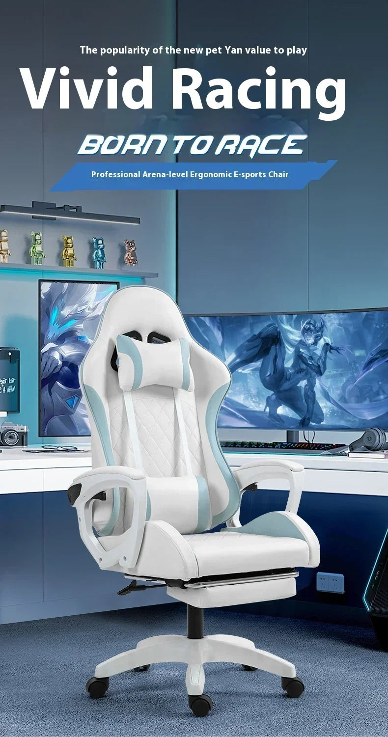 Hot Selling Gaming Chair Ergonomic Racing Gaming Chair Sedentary Comfortable Home Computer Chair for Office Computer Living Room