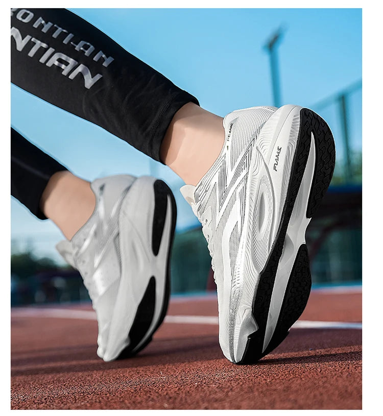 Chaussures de jogging pour homme, décontractées et confortables, de couleur unie, résistantes à l'usure, respirantes et faciles à porter, antidérapantes