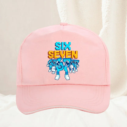 Meme 67 Six Seven 6 7 Italian Brainrot Baseball Cap Men Trucker Hat Spring Casual Outdoor Gym Sun Visor Snapback Cap