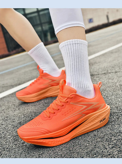 Running Shoes Carbon Board Speciality Marathon Men Sports Breathable Lightweight Women's Comfortable Athletic Nonskid Sneakers