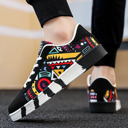 YRZL Παπούτσια Skateboard Ανδρικά Canvas Sneakers Casual Αναπνέοντα Παπούτσια Περπατήματος Ελαφριά Επίπεδα Παπούτσια για Άνδρες Street Trend Αθλητικό Παπούτσι