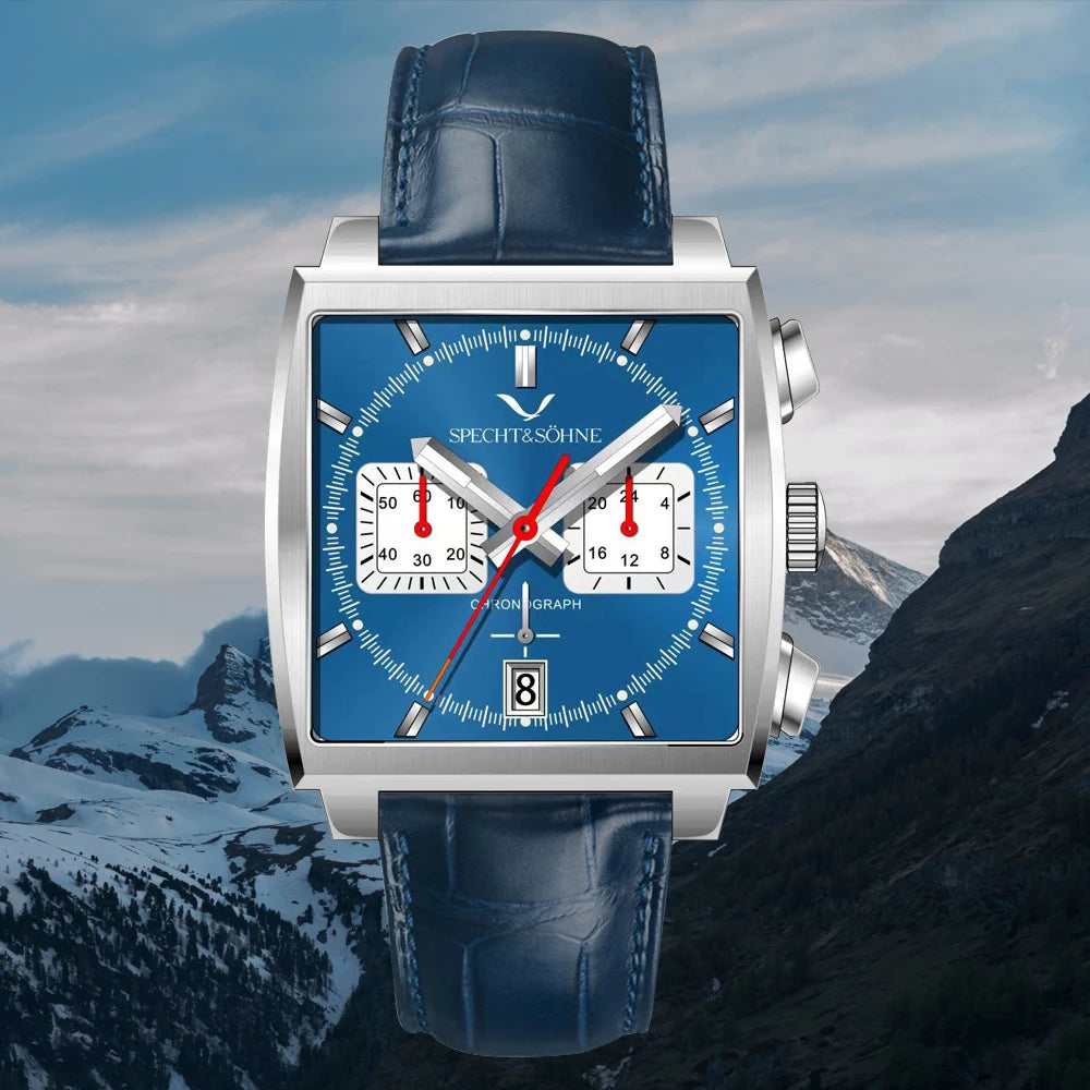 Watches Men 2025 New Hot Watches Luxury Men Quartz Wrist Watch Japan VK64 Chronograph Trendy Sport Waterproof Men's Watch