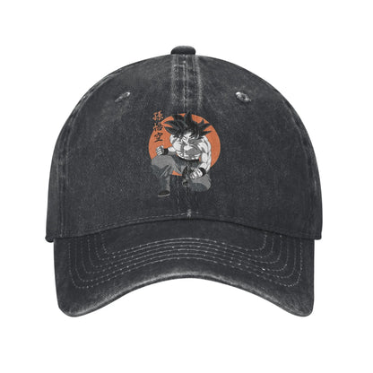 Classic DBZ dragon ball Goku Anime Baseball Caps Men Women Distressed Denim Washed Sun Cap Outdoor Running Adjustable Hats Cap