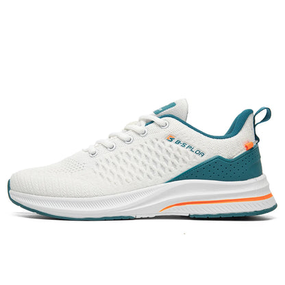 Baasploa Leichte Laufschuhe für Herren – Bequeme Designer-Mesh-Freizeitsneaker für Herren mit Schnürung – Outdoor-Sport- und Tennisschuhe für Herren