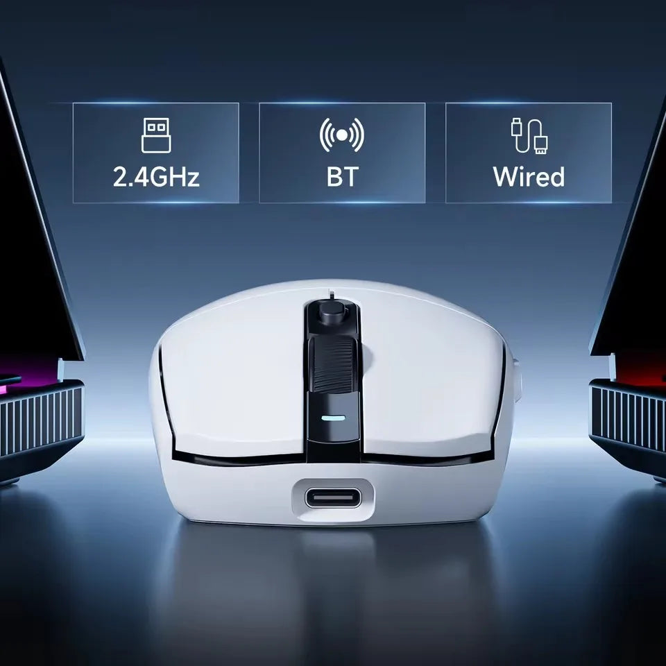 MCHOSE G3 V2 Pro bezdrátová herní myš Tri-Mode Bluetooth 800mAh dobíjecí lehká přizpůsobená ergonomická esports myš