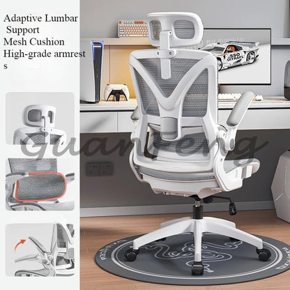 Adjustable Breathable Mesh High Density Sponge Seat Silla De Escritorio Ergonomic Gaming Chair 3D Lumbar Support Racing Swivel
