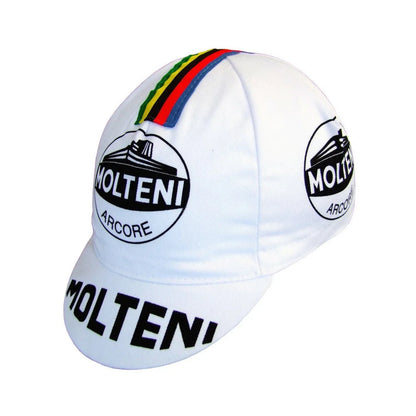 Retro Team Molteni Radmütze – atmungsaktiv, Sonnenschutz, Outdoor-Sportmütze, Unisex