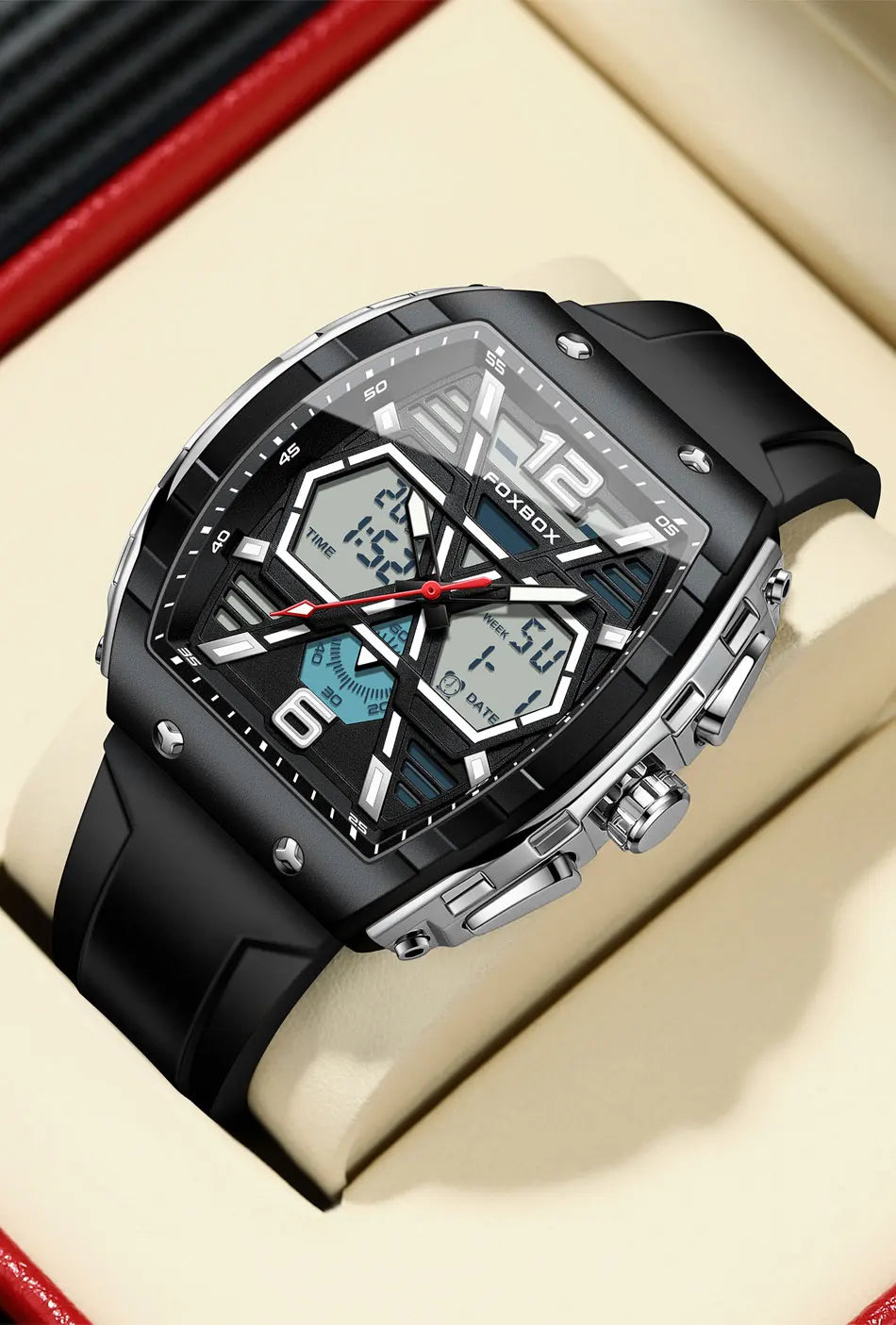 LIGE Digital Men Military Watch 50m Waterproof Wristwatch LED Quartz Clock Sport Watch Male Big Watches Men Relogios Masculino