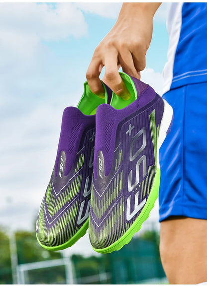 New Men's Football Boots Turf Soccer Shoes Sport Ultralight Comfortable Cleats Futsal Non Slip Fg Grass Indoor Adult Non-Slip
