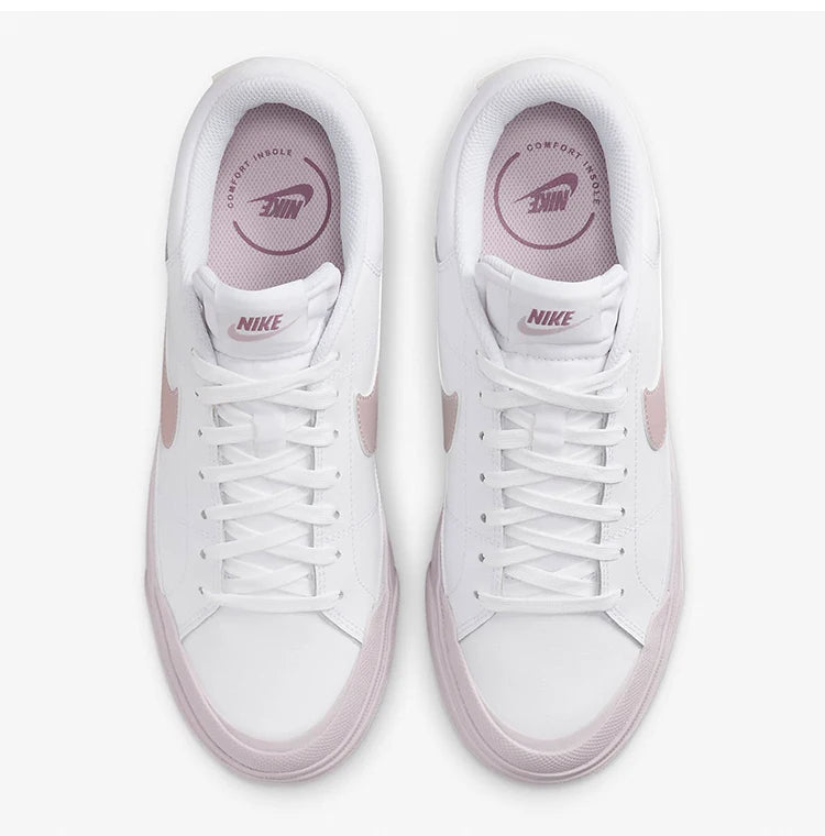 Nike, autentiche scarpe da ginnastica casual da donna con suola spessa resistente all'usura e tomaia bassa DM7590-105