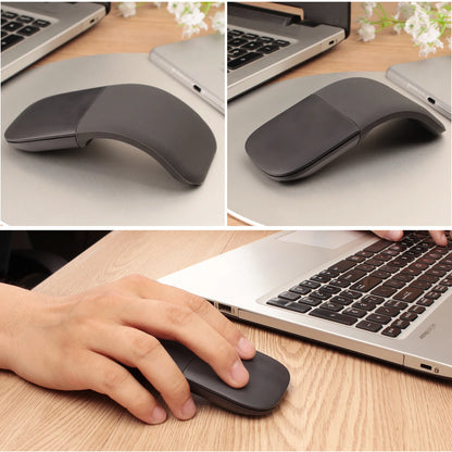 Bluetooth Arc Touch Mouse For Microsoft Surface Wireless Ergonomic Mause Computer 3D Silent Laser Mice For Laptop PC Windows
