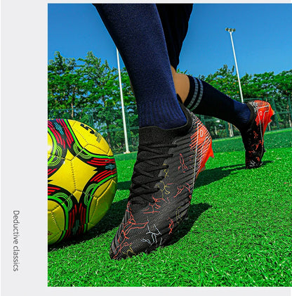 New Men's Football Boots Non-Slip Soccer Shoes Training Sneakers FG Top Quality Cleats Wholesale Drop Shipping Unisex Adult
