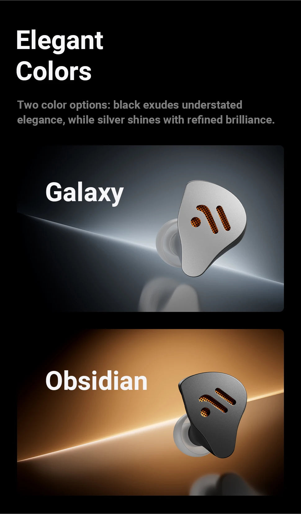 Fosi Audio IM4 HiFi Wired Earphones Open-Back Dynamic Driver IEM Headphones for Music Monitoring, Gaming & Professional Audio