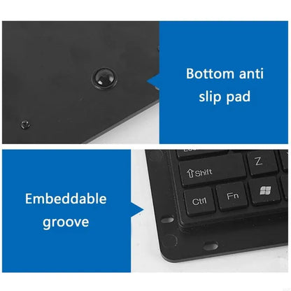 1pc Industrial USB Touches Board Keyboards with Touchpads and High Durability for Medicals and Security Systems