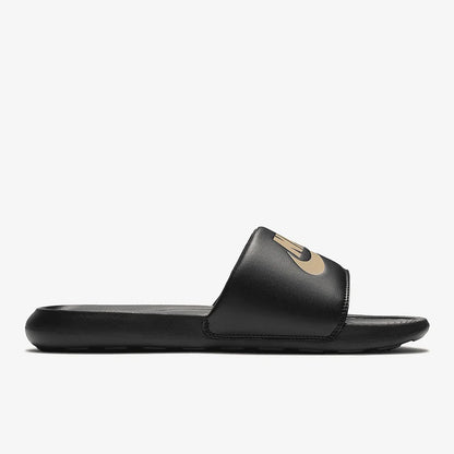 Nike Victori One Casual Fashion Anti-Odor and Anti-Bacterial Flip-Flops for Men, Black and Gold Cn9675-006