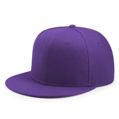 Großhandel: 40 Farben, verstellbare Snapback-Kappen mit flachem Schirm, Damen-Mode, Polyester, einfarbige Baseballmützen, Herren, Hip-Hop, unbedruckte Sportmützen