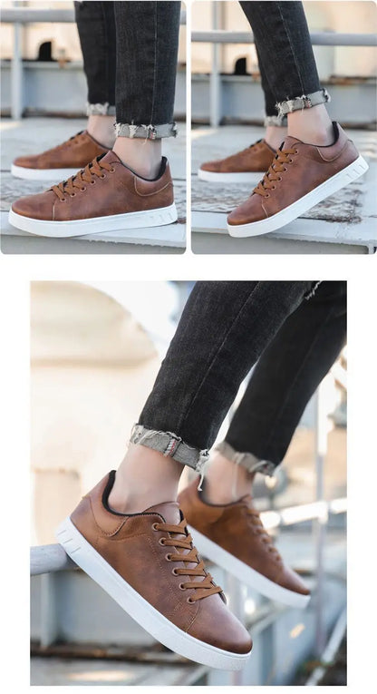 2026 Men's Shoes New Style Four Seasons Fashionable Versatile Soft Bottom White Casual Shoes Breathable Summer Zapatillas Hombre