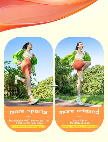 ONEMIX YUE SHUANG Pánské běžecké boty Sportovní tenisky s vzduchovým polstrováním pro páry Sportovní běžecké boty Venkovní dámské vycházkové tenisky