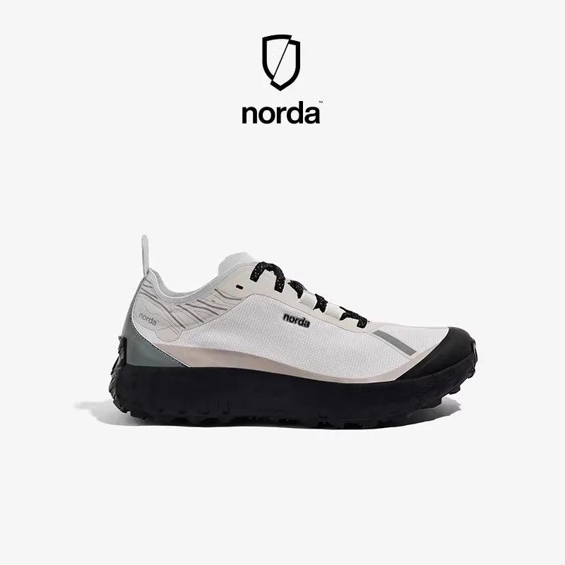 Zapatillas de running todoterreno de corte bajo para hombre Norda 001: transpirables, para actividades al aire libre, ligeras y resistentes al desgaste.