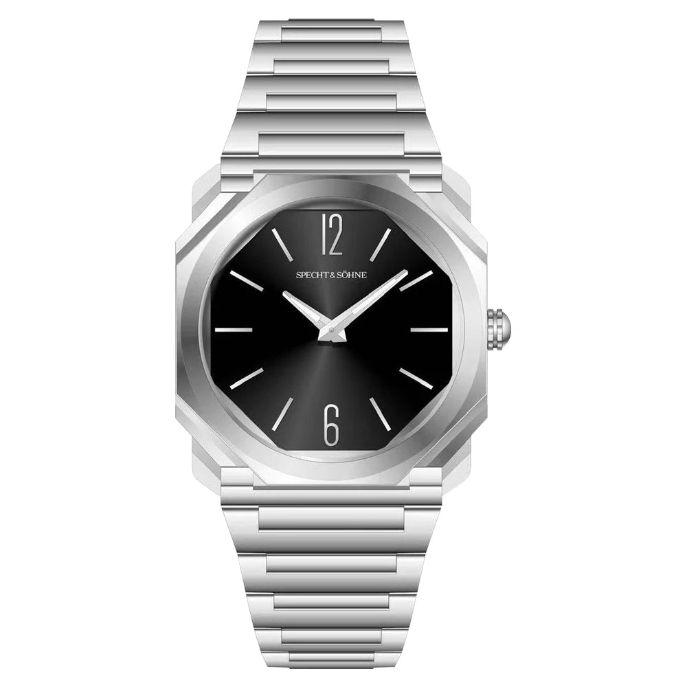 2026 New Fashion 38MM Specht & Söhne Ultrathin Quartz Watch For Men 316L Stainless Steel Watches Sapphire Crystal 50M Waterproof