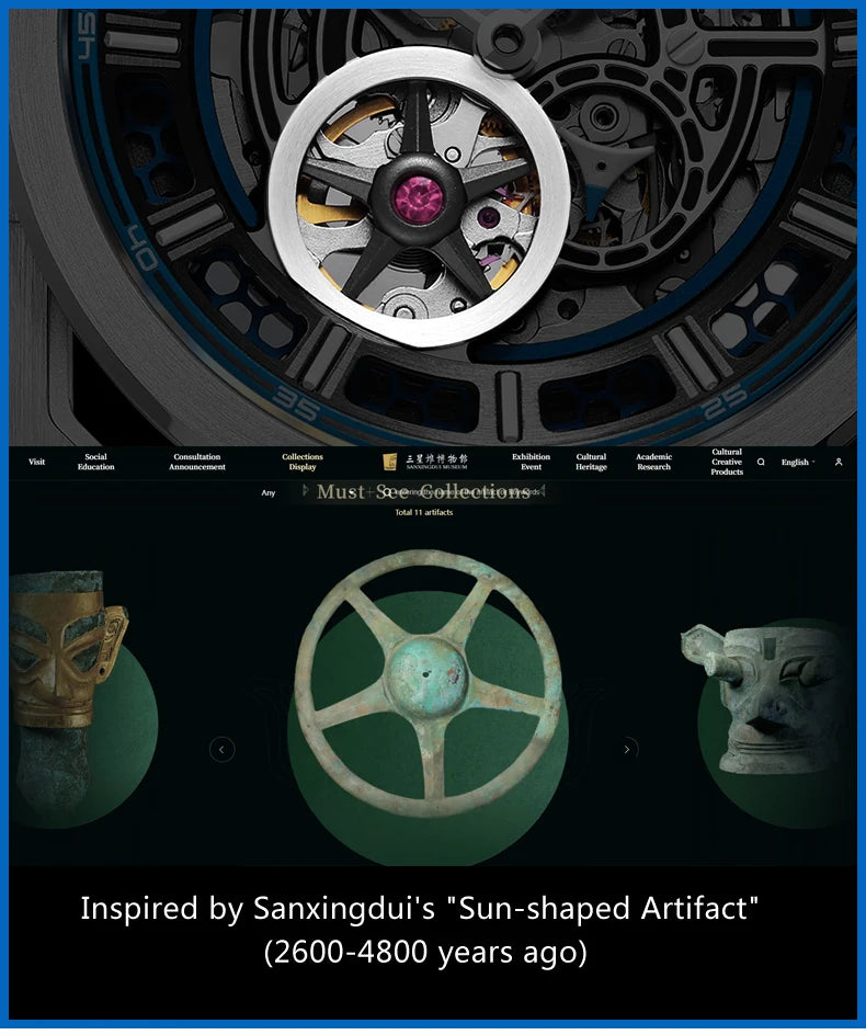 Yelang V1216 Men Watch Luxury Brand Watch 42mm Hollow Dial Japan MIYOTA 8N40 Automatic Movement 100M Waterproof Watch Luminous