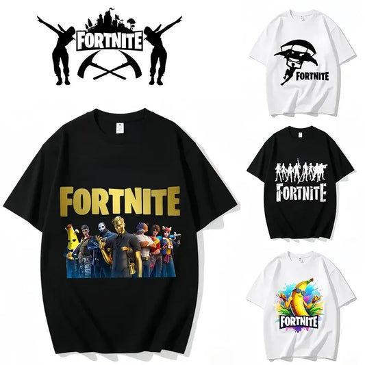 Fortnite majica s okruglim izrezom, uniseks za odrasle, gaming plesna moda, nova, od čistog pamuka, kratkih rukava, savršena za ležerno nošenje i odmor