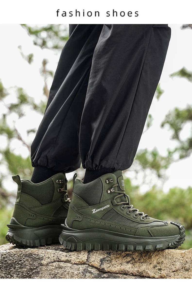 Brand protection 2026 new men's lightweight non-slip breathable wear-resistant running sports fashion versatile casual shoes