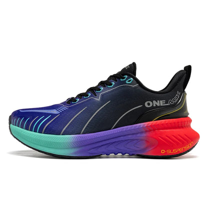 ONEMIX: nuevas zapatillas de running con amortiguación para hombre, adecuadas para corredores intensivos; zapatillas deportivas con cordones para mujer; zapatillas deportivas antideslizantes para hombre, para uso al aire libre.
