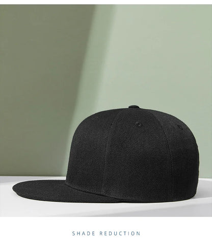 Großhandel: 40 Farben, verstellbare Snapback-Kappen mit flachem Schirm, Damen-Mode, Polyester, einfarbige Baseballmützen, Herren, Hip-Hop, unbedruckte Sportmützen