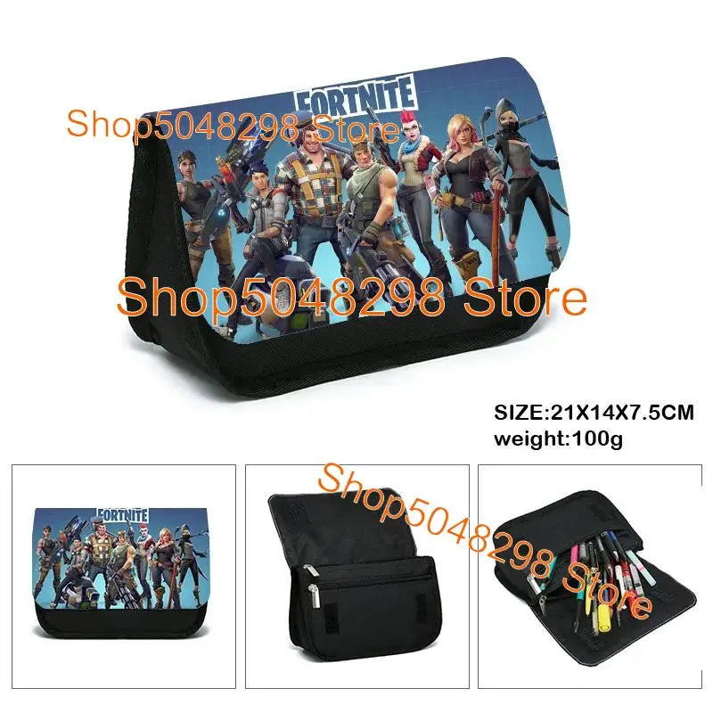 Hot Game Fortnited 3PCS Backpack Set Teenager Student Travel Bag Fortress Night 3D School Knapsack Popular Games Rucksacks