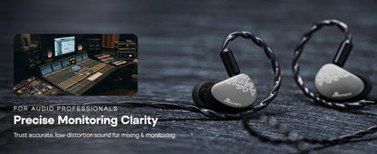 Linsoul Kiwi Ears Cadenza II IEM 10mm Titanium DD with KARS 2.0 Premium Construction Hifi Earphones with Detachable Cable System