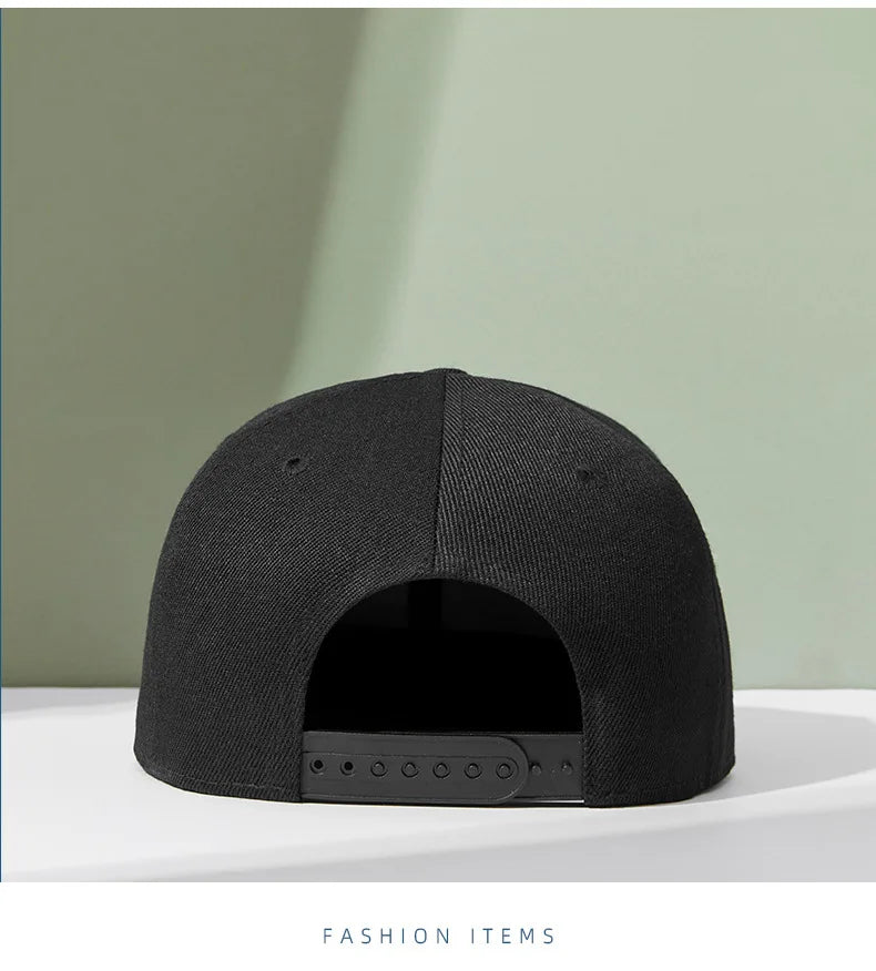 Großhandel: 40 Farben, verstellbare Snapback-Kappen mit flachem Schirm, Damen-Mode, Polyester, einfarbige Baseballmützen, Herren, Hip-Hop, unbedruckte Sportmützen