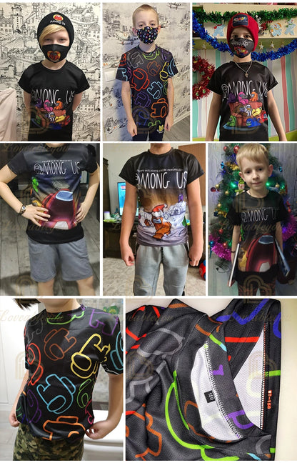 2026 Fortnite T-shirt Boys Summer Anime Game T Shirt Everyone T-Shirt Cute Tee Shirt Basic Battle Gamer Short Sleeve Man Tshirt