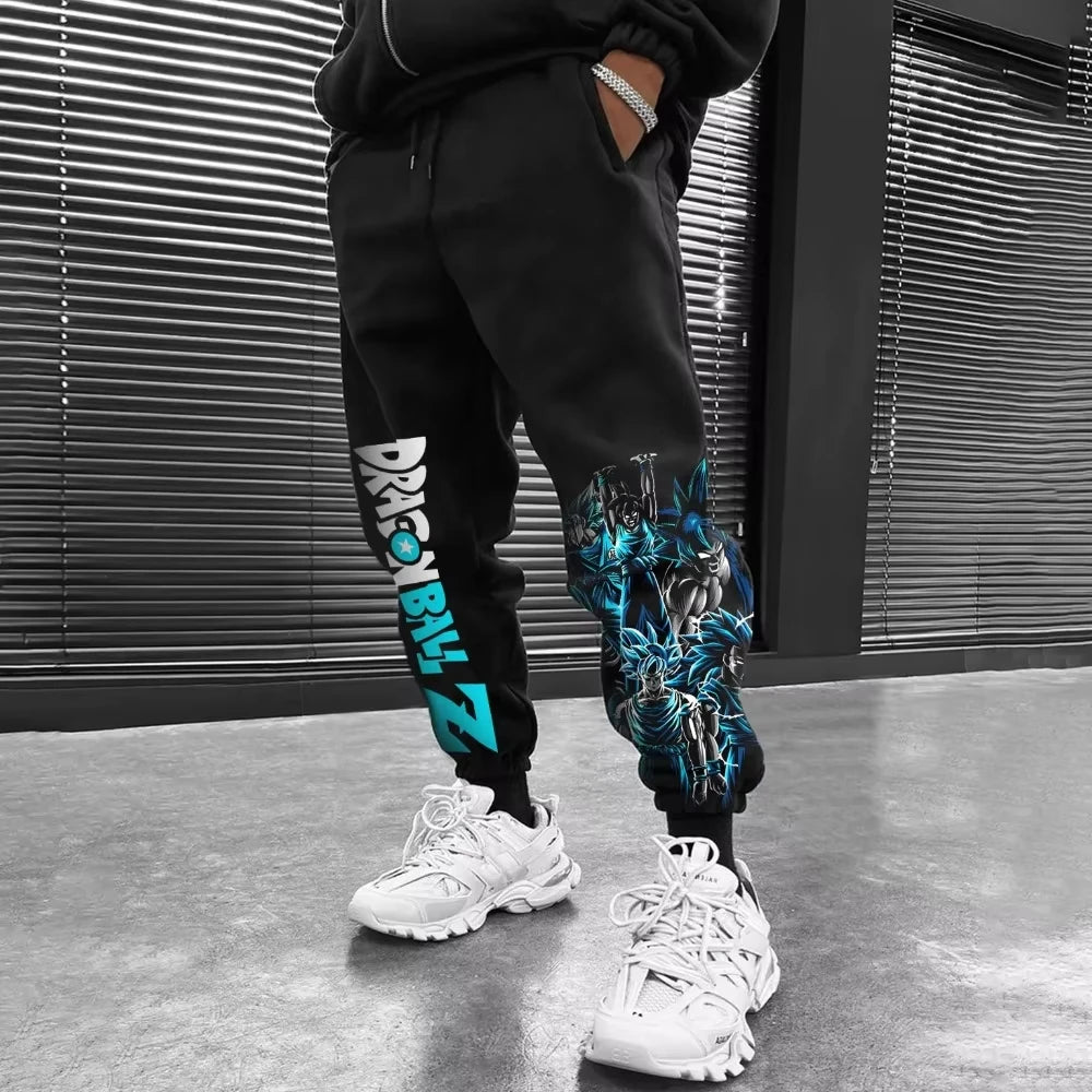 Dragon Ball Men's Pants Sportswear Broly Spring Autumn and Winter Japan Anime Jogger Pants Y2k Harajuku Fashion Cotton Trousers