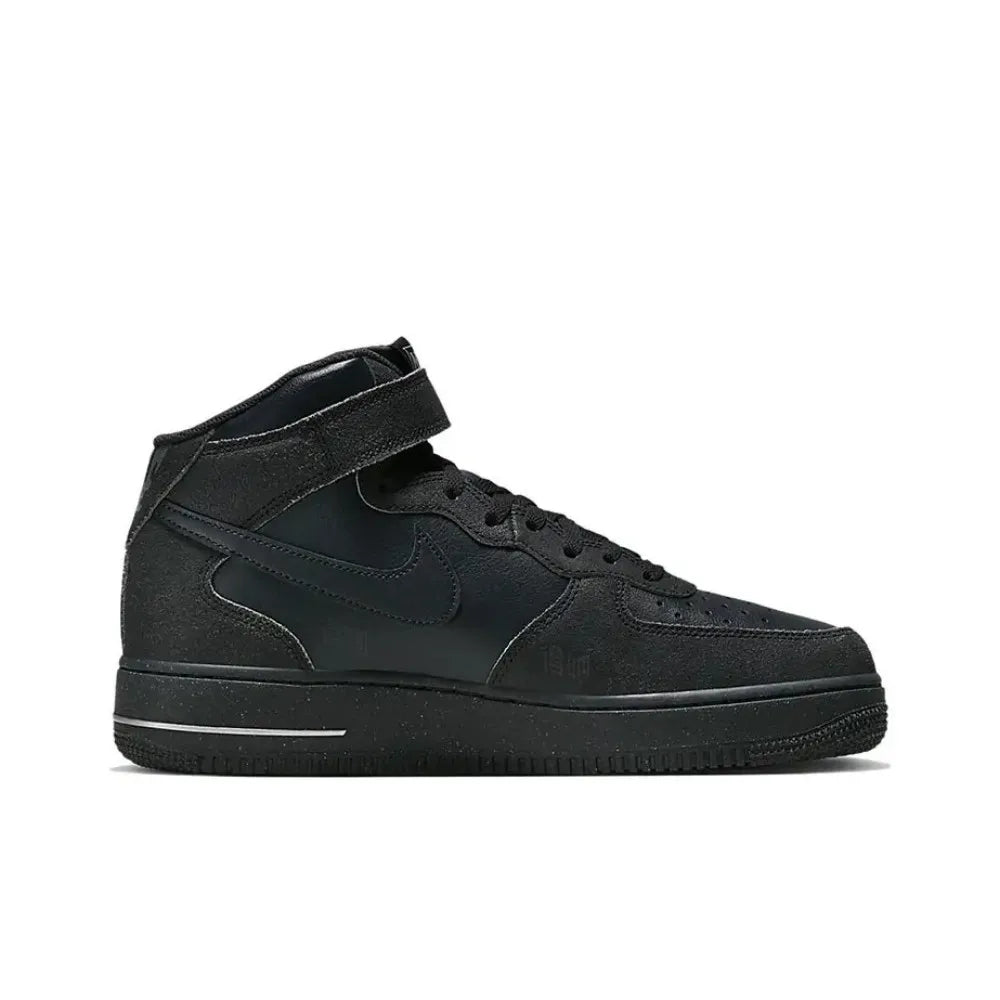 Nike Air Force 1 Mid unisex sneakers – Enkelondersteuning, klassiek dempend comfort en duurzaam voor de hele dag DQ7666-001