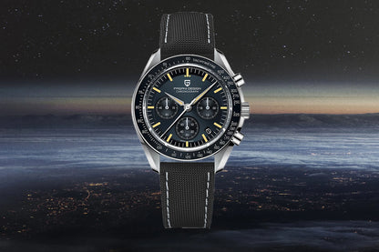 PAGANI DESIGN Nouvelle CK2988 Moon Watches Montre rétro de luxe à quartz pour homme Verre saphir Chronographe de vitesse Montre-bracelet pour homme