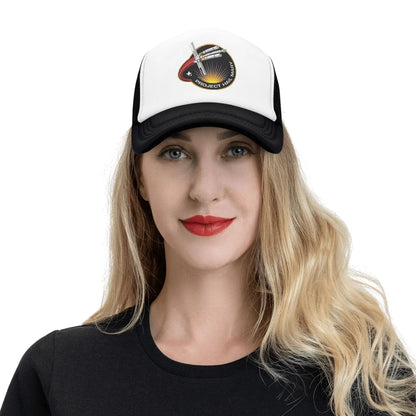 Šiltovka Project Hail Mary Mission Patch zo sieťoviny pre dospelých, hip-hop trucker čiapka, pracovná čiapka, nastaviteľný rybársky klobúk, prateľná trucker čiapka