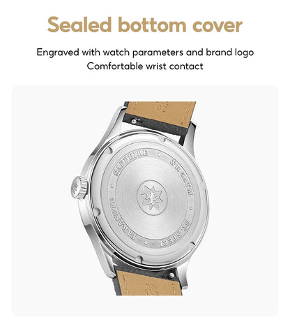 FARASUTE Manual Mechanical Men's Watch Seagull Movement Sappnt Sapphire Crystal Business Waterproof Regulateur Men Watch Reloj