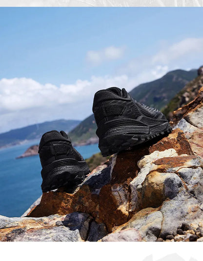 361 Degrees WUXIA 2 løbesko, lette, åndbare, stødabsorberende, skridsikre og bløde alsidige sneakers til udendørs vandring for mænd 672542201