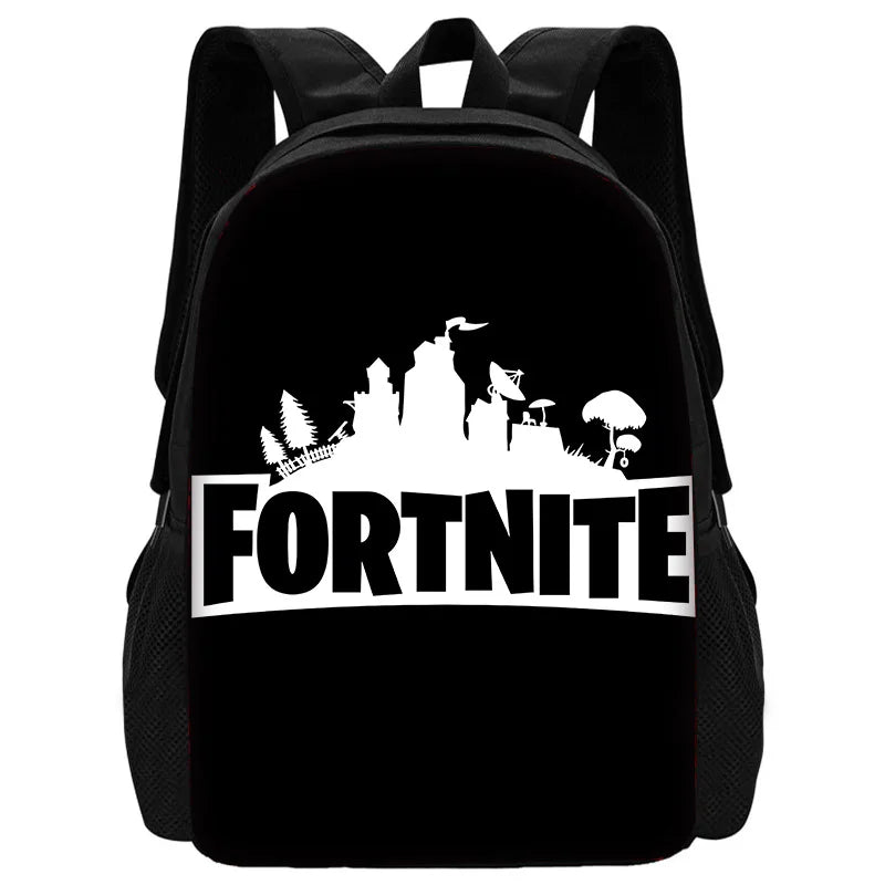 New Game Fortnite Child School Backpack with Shoulder Bag and Pencil Bags, School Bags for Boys and Girls, Best Gift